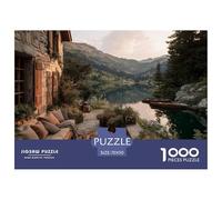 Mountains And RiversHerculean Jigsaw Puzzles for Adults Lofty Mountains A 1000-Piece (Advanced) Epic of Impossible, Hard, And Difficult Challenging Puzzle Games - The Supreme Gift for Puzzle-Loving Ad