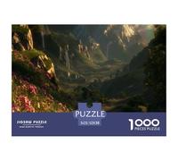 Mountains And RiversInteractive 1000-Piece Jigsaw Puzzles for Adults Lofty Mountains Brimming with Challenging Puzzle Games for Both Genders - These Interactive Jigsaw Puzzles Are Made for Adults And