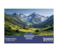 Mountains And RiversJigsaw Puzzles for Adults Lofty Mountains A 1000-Piece (Advanced) Assortment of Challenging Educational Games - An Enriching And Thought-Provoking Gift for Adults And Kids Age 12 Y