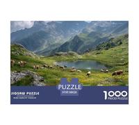 Mountains And RiversPremium Jigsaw Puzzles for Adults Lofty Mountains A 1000-Piece (Advanced) Challenging Educational Brain Game - An Engaging And Thoughtful Gift Idea for Adults And Older Kids Age 12