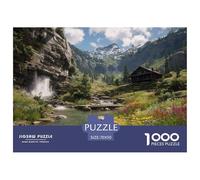 Mountains And RiversPremium Jigsaw Puzzles for Adults Lofty Mountains A 1000-Piece Advanced-Level Set Featuring Challenging And Educational Games - Designed As The Jigsaw Puzzles for Adul