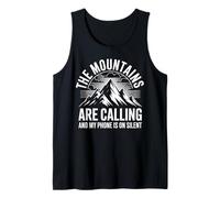 Mountains Are Calling My Phone Silent Funny Tank Top