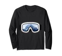 Mountains are Calling, Snowboarding & Skiing, Skier Goggles Long Sleeve T-Shirt