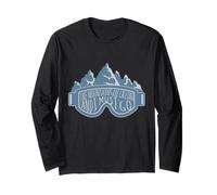 Mountains are Calling, Snowboarding & Skiing, Skier Goggles Long Sleeve T-Shirt