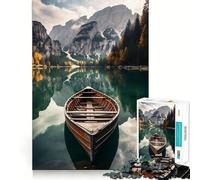 Mountains at Lake Nature Jigsaw Puzzles for Teenagers 1000 Pieces Strong Logic Toy Shared Fun Clear Edge Lovely Present (50x75cm)