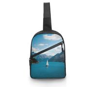 Mountains in The Distance Sling Bag Cross Body Bag Waist Pack