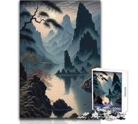 Mountains Japan Teenagers 1000 Pieces Puzzle Educational Reasoning Skill Game Ideal Thoughtful Gift for All Events Size 50x75cm