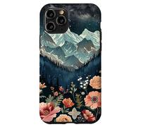 Mountains Landscape Floral Forest Flower Pine Tree Case for iPhone 11 Pro