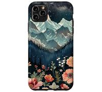 Mountains Landscape Floral Forest Flower Pine Tree Case for iPhone 11 Pro Max
