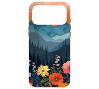 Mountains Landscape Sunset Floral Forest Flower Pine Tree Case for iPhone 17 Pro Max