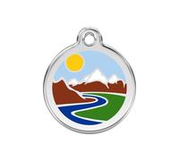 Mountains Light Blue - Medium