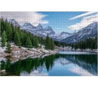Mountains Maroon Bells Aspen Colorado Reflection Alpine Lake Early Jigsaw Puzzles for Adults and Educational Games Colorful Puzzles for Home Decoration_300pcs