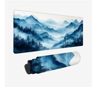 Mountains Mouse Pat 1600x800x3mm Large Gaming Mouse Mat Landscape XXL Mouse Pad with Non-Slip Base, Extended Large Size Mouse Pads, Keyboard Desk Pad with Water Resist Surface for Desk Keyboard Decor