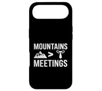 Mountains Over Meetings Office Ski Vacation Hiking Lover Case for iPhone Air