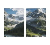 Mountains Passport Holder for Travel Leather Passport Covers Minimalist Passport Wallet Cover Case Cute Passport Book Holder Credit Card Holder for Women Men
