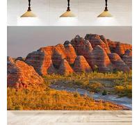 Mountains Photography Backdrop For Dusk Gobi Desert Scenery Photo Western Nature Landscape Background Portrait Shooting Poster 300x200CM