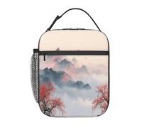 Mountains, Sea of Clouds Lunch Box- Reusable Thermal Tote with 3-Layer Insulation, Leakproof & Easy to Clean - Lunch Box for Office, Gym, Picnic