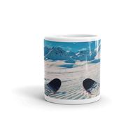 Mountains Skiing Ski Snow Piste 10oz Coffee Tea Mug #8114