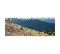 Mountains Washable Keyboard Mat Oversized Desk Pad for Easy Cleaning and Enhanced Workspace