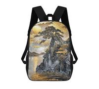 Mountaintop Monastery School Bags Work Laptop Backpack Rucksack Bag- Perfect for Travel, Work And Daily Use 17inch