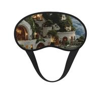 Mountaintop Sleep Mask, Soft and Breathable Eye Mask, Elastic Band Design Suitable for Travel and Camping.