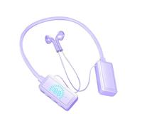 Mounted Bluetooth Earphones With Digital Display Suitable For Sports And Card Games Running Memory Insertion display editing cable Single-Ear neckband straps heavy audio For cable Headset