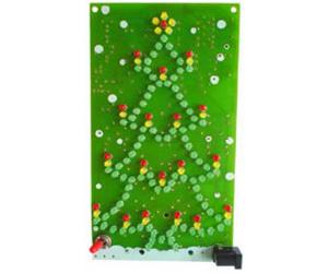 Mounted Christmas Tree Flashing 134 LED To Battery Or Supply 9-12V