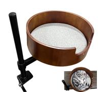Mounted Desktop Cat Bed with 360° Rotating Hammock, On Desk, Round