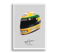 Mounted Gifts Ayrton Senna Cast Signed A4 Poster Photo Print Framed Autograph Gift F1 World Champion Legend (A3 POSTER ONLY)