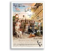 Mounted Gifts Downton Abbey The Movie Cast Signed A4 Poster Photo Print Framed Autograph Gift Film (A New Era A4 Poster Only)