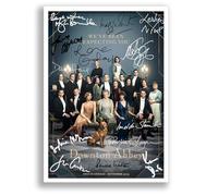 Mounted Gifts Downton Abbey The Movie Cast Signed A4 Poster Photo Print Framed Autograph Gift Film (Downton Abbey A3 Poster Only)