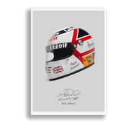 Mounted Gifts Nigel Mansell Cast Signed A4 Poster Photo Print Framed Autograph Gift F1 World Champion Legend (A3 POSTER ONLY)