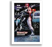 Mounted Gifts Robocop Movie Cast Signed A4 Poster Photo Print Framed Autograph Gift 1987 Film Peter Weller (A3 Poster Only)