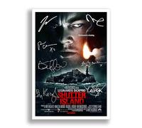 Mounted Gifts Shutter Island Movie Cast Signed A4 Poster Photo Print Framed Autograph Gift 2010 Film (POSTER ONLY)