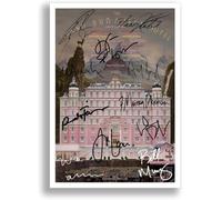 Mounted Gifts The Grand Budapest Hotel Cast Signed A4 Poster Photo Print Framed Autograph Gift Movie Film (A3 Poster only)