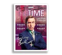 Mounted Gifts This Time with Alan Partridge Cast Signed Autograph A4 Poster Photo Print Picture TV Netflix BBC Show Series Season Framed (POSTER ONLY)