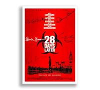 Mounted Gifts Trading 28 Years Later Movie Cast Signed A4 Poster Photo Print Framed Autograph Gift 2025 Film Joodie Comer Alex Garland (28 Days Later, A3 Poster Only)