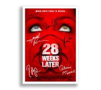 Mounted Gifts Trading 28 Years Later Movie Cast Signed A4 Poster Photo Print Framed Autograph Gift 2025 Film Joodie Comer Alex Garland (28 Weeks Later, A4 Poster Only)