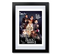 Mounted Gifts Trading Blackadder II TV Cast Signed A4 Poster Photo Print Framed Autograph Gift Tv Show 1986 Rowan Atkinson Miranda Richardson (A4 Poster Only)