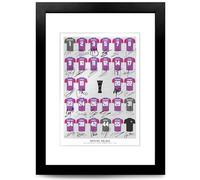 Mounted Gifts Trading Crystal Palace Conference League Winners 2026 Champions Team Squad Signed Poster Print Framed Picture Photo Autograph Gift Adam Wharton Mateta Sarr Henderson (Winners A4 Framed)
