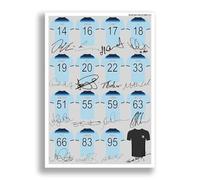 Mounted Gifts Trading England Cricket World Cup Winners 2019 team squad signed poster print framed picture photo autograph gift Ben Stokes (A3 poster only)