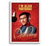 Mounted Gifts Trading I’m Alan Partridge TV Cast Signed A4 Poster Photo Print Framed Autograph Gift TV Show Steve Coogan, Felicity Montagu (I’m Alan Partridge A4 poster Only)