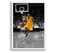 Mounted Gifts Trading Kobe Bryant LA Los Angeles Lakers Signed A4 Poster Photo Print Framed Autograph Gift Basketball NBA Legend (A4 Poster Only)