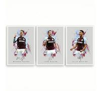 Mounted Gifts Trading Morgan Rogers Aston Villa Signed A4 Poster Photo Print Framed Autograph Gift Football England ((A4 Unframed) Rogers Watkins McGinn)