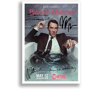 Mounted Gifts Trading Patrick Melrose Cast Signed Autograph Autographed A4 Poster Photo Print Photograph Picture TV Show Series Season Framed DVD Boxset Gift Benedict Cumberbatch (A3 poster only)