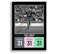Mounted Gifts Trading Senne Lammens Manchester United Signed A4 Poster Photo Print Framed Autograph Gift Football Man Utd Belgium (Black A4 Poster Only)