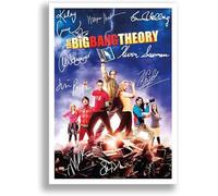 Mounted Gifts Trading The Big Bang Theory Full Cast Signed Autograph Signature A4 Poster Photo Print Photograph Picture TV Show Series Season DVD Boxset Present Gift (A3 POSTER ONLY)