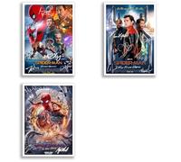 Mounted Gifts Trading The Spider-Man Trilogy All Movie Film Posters Cast Signed A4 Poster Photo Print Framed Autograph Gift Tobey Maguire SpiderMan (Trilogy A3 Poster Only)