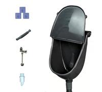 Mounted Male Urinal, With Anti-Splash Lid & Drainage Hose, Waterless Urinal For Men, Portable Flushing Urine Diverter Toilet, For Camping Dormitory Yard Outdoor