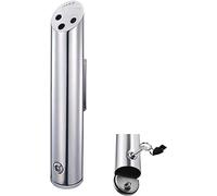 Mounted Metal Ashtray, Free Standing and Wall Mounted Cigarette Bin, Stainless Steel Outdoor Smoking Holder for Commercial Use